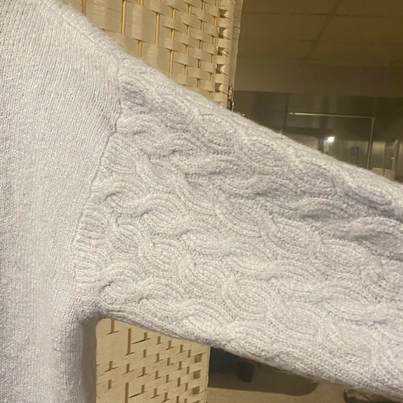 H&M Periwinkle Long Sleeve Wool Sweater M - Picture 4 of 6